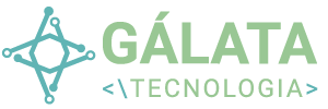 logotipo fundo escuro galata tecnologia