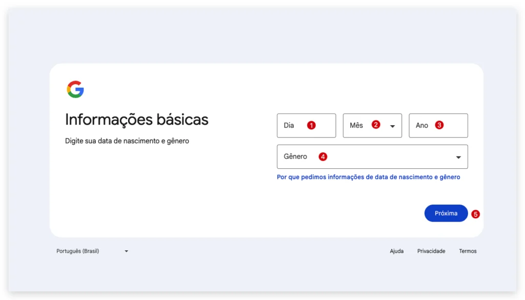 criar conta google 3 criar conta google 3