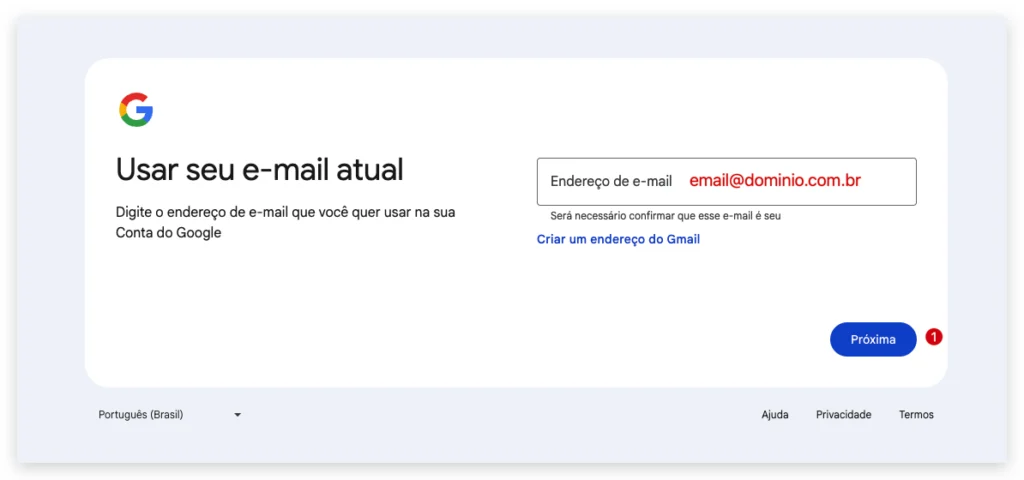 criar conta google 5 criar conta google 5