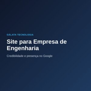 Site para empresa de engenharia