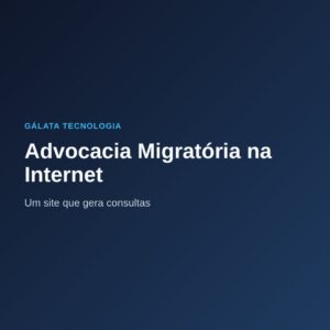 Advocacia migratória na internet