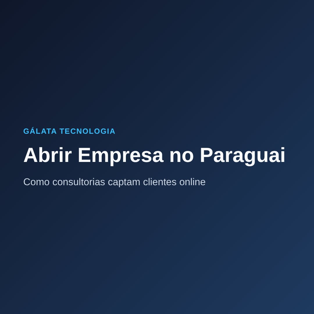 Abrir empresa no Paraguai